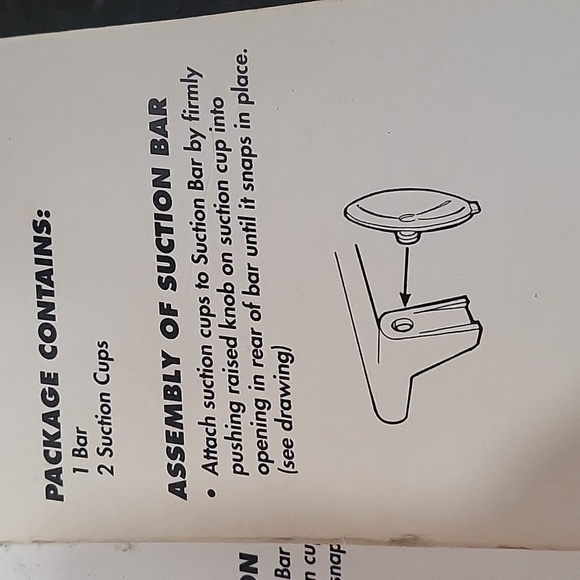 Vintage NIB Set of 2 InterDesign Suction Bar, White - Picture 6 of 7